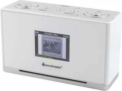Obrázek produktu pro Soundmaster UR240WE, Cestovní, Digitální, DAB+, FM, UKW, TFT, 6,1 cm (2.4"), Bílá