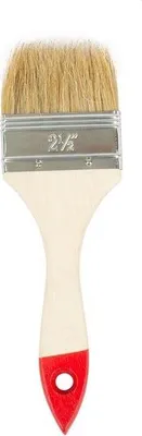 Produktbild von Flachpinsel mit Holzgriff 62,5 mm, Farbpinsel Malerpinsel Streichpinsel Pinsel