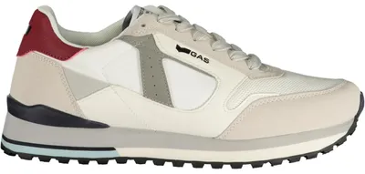 Produktbild von Stylischer weißer Herrensportschuh mit kontrastierenden Details