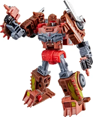 Zdjęcie produktu dla Transformers Junkion Jalopy – seria Age of the Primes – figurka klasy Deluxe, 14 cm