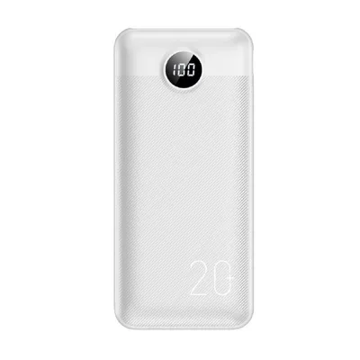 Produktbild von VEGER Powerbank 20 000 mAh PD QC3.0 2A 20W L20S (VP2039PD / W2039PD) weiß