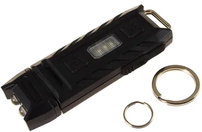 Produktbild von Nitecore THUMB, Taschenlampe, Schwarz, Tasten, CE, LED, 2 Lampen