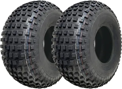 Productafbeelding van 22x11.00-8 Noppentire voor ATV, aanhangwagen voor quads, 22 11 8 band, 4-laags, zwaar uitgevoerd, set van 2