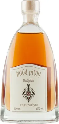Produktbild von Tatrzanski Poltorak Honig (Eineinhalber) 0,2L | Met Honigwein Metwein Honigmet | 200 ml | 16% Alkohol | nalewkatatrzanska.pl | Geschenkidee | 18+