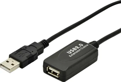Image de DIGITUS USB 2.0 Active Extension Cable - Extension USB - USB, USB 2.0 - 4 broches USB type A / 4 broches USB type A - jusqu'à 5 m