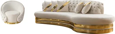 Produktbild von Stilvolle Chesterfield Couchgarnitur Designer Wohnzimmer Set 3-Sitzer