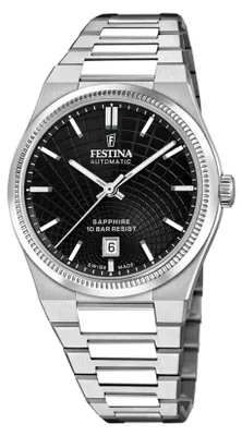 Produktbild von Festina Herrenuhr Swiss Made Armbanduhr Edelstahl silber UF20083/4