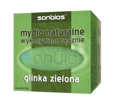 Obrázek produktu pro Přírodní mýdlo - zelený jíl - SANBIOS
