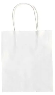 Image de Folia 21800 Sac cadeau - 18 x 8 x 21 cm, 20 pièces, blanc