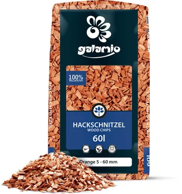 Produktbild von Galamio Holzhackschnitzel Orange 60l