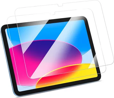 Produktbild von 2 Stück Schutzglas Für iPad 10. Generation 10,9 Zoll 2022 Klare HD Bildschirmschutzglas 9H Kratzfeste Displayschutzfolie