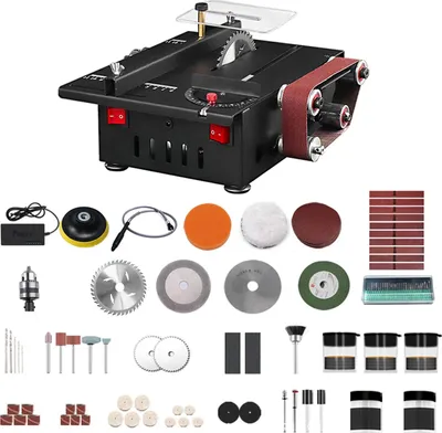 Produktbild von Tischkreissäge, 2-in-1-Funktionalität, 7-Gang-Variable Geschwindigkeit, Luxusset EU