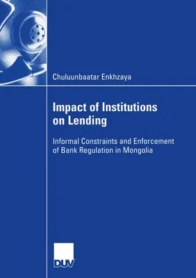 Obrázek produktu pro Impact of Institutions on Lending
