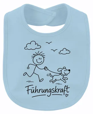 Productafbeelding van Leidinggevende, hondenliefhebber, wandelaar, stickfiguur, grappig, uniseks, baby, lichtblauw, one size