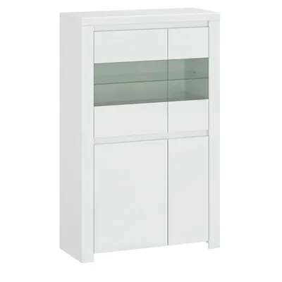 Obrázok produktu pre MOB, Vitrína - Lafer 2D2W (biela)