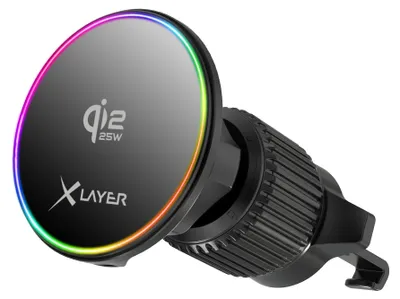 Produktbild von Xlayer Kfz-Halterung Wireless Qi2.2 für Smartphone Lüftungsgitter