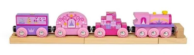 Produktbild von BigJigs Holz Prinzessinnenzug Spielzeug Eisenbahnset für Kinder