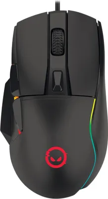 Immagine prodotto di LORGAR Mouse da gioco Jetter 357, cablato, fino a 8 000 DPI, LED RGB, Pixart ATG4090, 6tl., macro, nero