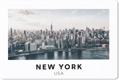 Produktbild von MuchoWow® Mauspad Mousepad Amerika - New York - Skyline 27x18 cm - Mousepads - Maus Mat - Pad - Mausunterlage - Büroartikel - Desk Matten