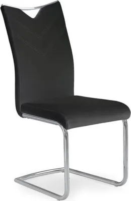 Produktbild von Halmar Essensstuhl K224 - schwarz / chrom