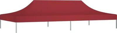 Produktbild von vidaXL Partyzelt-Dach 6x3 m Burgunderrot 270 g/m²