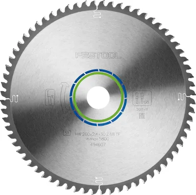 Produktbild von FESTOOL Spezial-Sägeblatt 260x2,4x30 mm Z68 TF