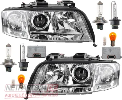 Produktbild von Scheinwerfer passend für Audi A6 4B 01-01/05 LI + Leuchtmittel Steuergerät 4E0907476 63126907488 63120150614 2M5Z13C170AA 2M5112K072AA A0 Johns