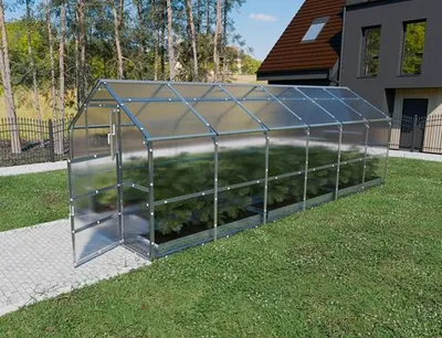 Gewächshaus KLASIKA BERNARD 2,35x6 m mit 4 mm Polycarbonat