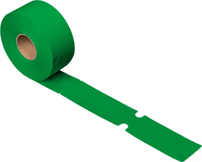 Produktbild von Schlaufenetiketten 381 x 69 mm - 1000 Stück in grün