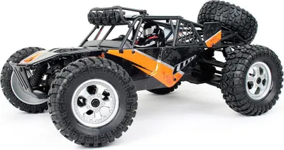 Zdjęcie produktu dla HBX 12815 1 / 12 2.4G 4WD 30km / h Racing Brushed RC Samochód Off- Road Desert Truck z LED lekkie zabawki pomarańczowy
