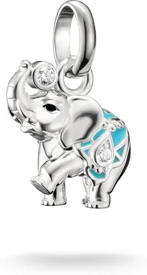 Obrázek produktu pro Dámský přívěsek Charm slon, tyrkysová smalt - THOMAS SABO Model: CC1327-041-17