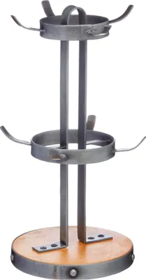 Produktbild von KitchenCraft Industrielle Küche Metall / Holz Becherbaumständer, 32 cm (12,5")
