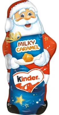 Produktbild von kinder Schokolade Weihnachtsmann Milky Caramel 110g