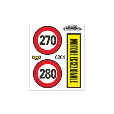 Produktbild von Sticker Außergewöhnlicher Motor 10 x 12 cm