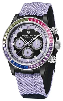 Produktbild von Herrenuhr Pagani Design Immix, mechanisch, Chronograph, lila