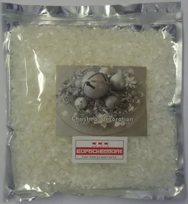 Produktbild von Schnee Kristallschnee 80 Gramm im Beutel Weihnachten
