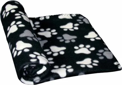 Produktbild von Nobby Fleece Plaid "PIPPA" Classic : Schwarz 70 x 100cm Farbe: Schwarz Größe: 70 x 100cm