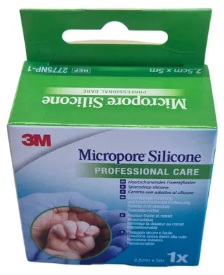 Immagine prodotto di Cerotto In Rocchetto Micropore Silicone Ipoallergenico 2,5 X 500 Cm