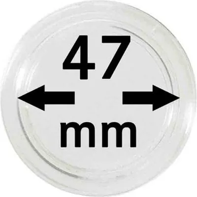 Produktbild von Lindner 2251047 Münzkapseln 47 mm-100er Pack