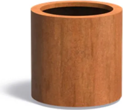 Produktbild von Adezz Circum mit Boden Pflanzgefäß aus Corten-Stahl Pflanzkübel Blumentopf
