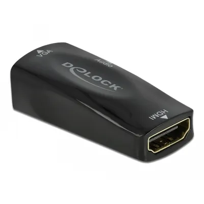 Produktbild von Delock Adapter HDMI-A Buchse zu VGA Buchse 1080p mit Audio