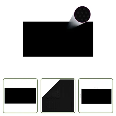 Immagine prodotto di The Living Store Copertura per piscina nera 549x274 cm PE