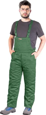 Produktbild von Winter - Arbeitslatzhose, wattiert grün XXXL