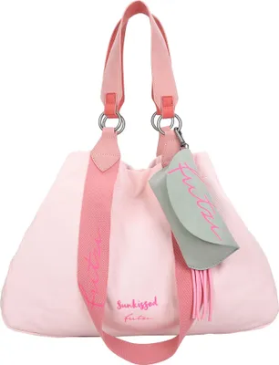 Produktbild von Fritzi aus Preußen Schultertasche Izzy Medium Limited Washed Denim Shopper Washed Rose rosa