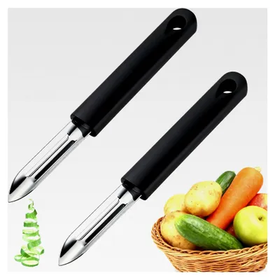 Produktbild von Kartoffelschäler und Gemüseschäler, 2er Set Edelstahl, Ideal für die tägliche Küchenarbeit, Langlebig und rostfrei