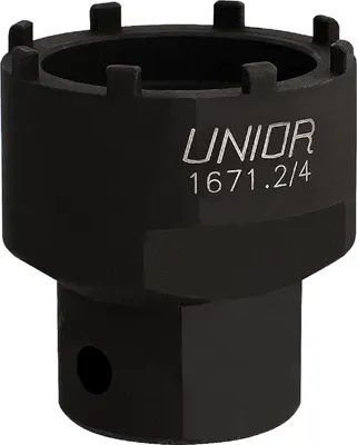 Produktbild von Unior 1671.2/4 Innenlagerschlüssel, 8 Z., Shimano, XTR BB-950, Brontrage, Trurativ ISIS