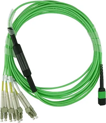 Produktbild von CBO GMBH BlueOptics LWL MPO/4xLC Breakout Kabel OM5 7.5 Meter (SFP5141GU7.5MKB)