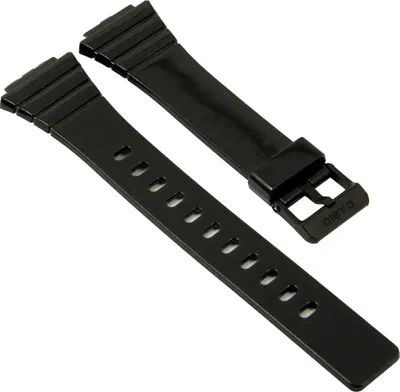 Produktbild von Casio Uhrenarmband Resin 18mm schwarz W-215 W-215H 10435844