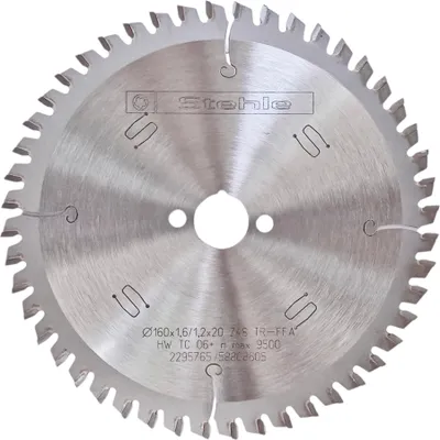 Productafbeelding van Stehle | Zaagblad voor kunststoffen, ø 160/20 mm, Z48 TR-F-FA