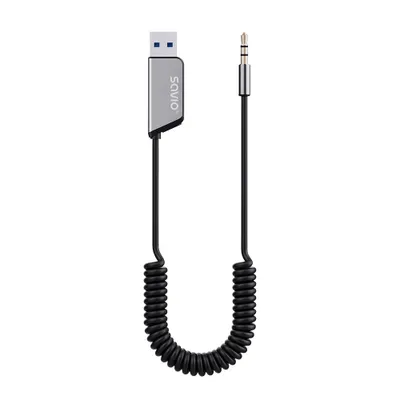 Produktbild von Savio TR-16 Transmitter AUX adaptér s funkciou handsfree, Bluetooth 5.3, Google Assistant/Siri